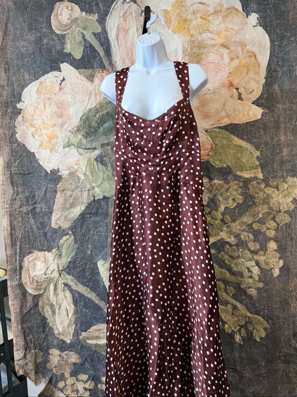 New Anthropologie Jocelyn Sleeveless Slip Midi Dress by Maeve Size L - Picture 6 of 11